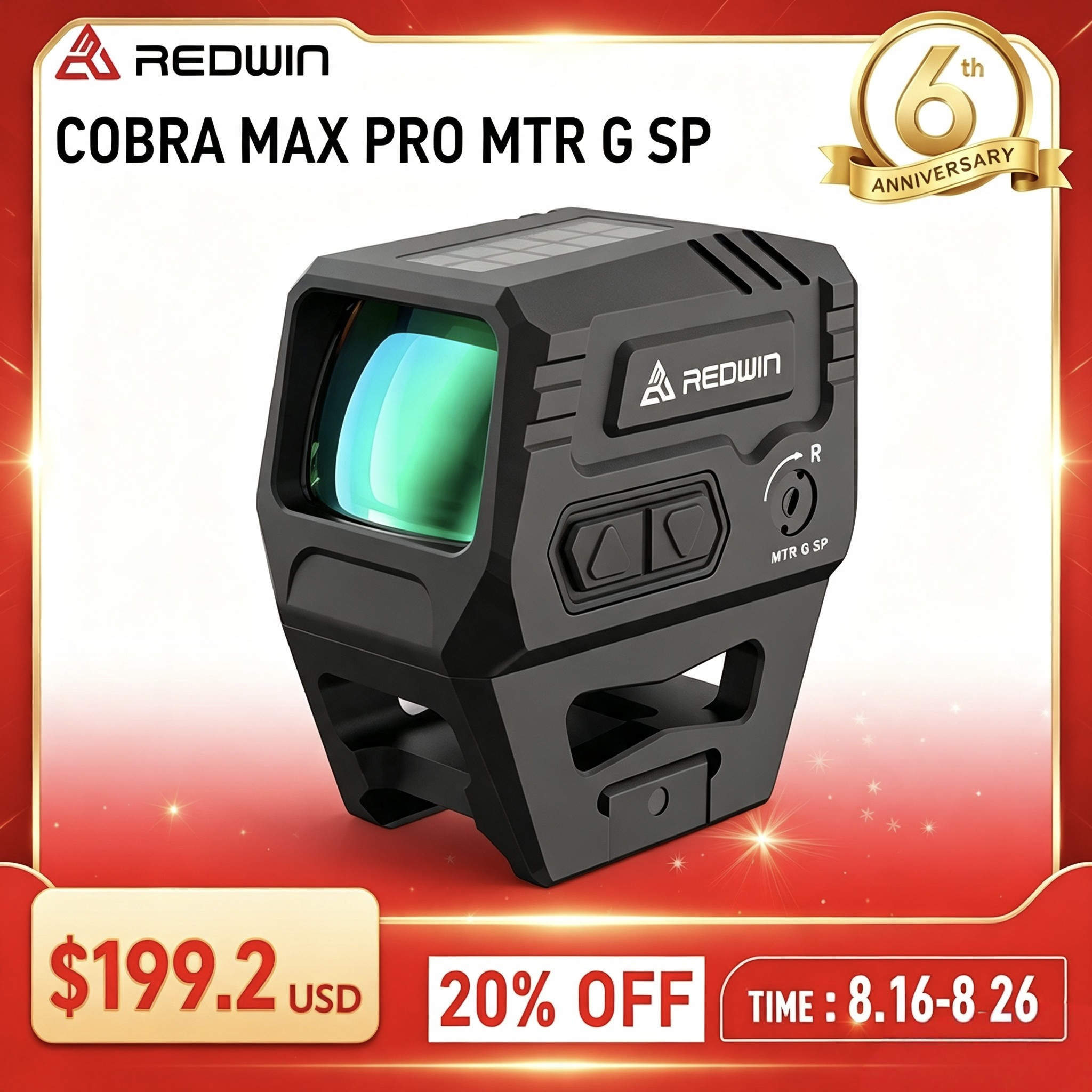 Cobra Max Pro MTR G SP – Red Win Optics Cobra Max Pro MTR G SP – Red Win Optics