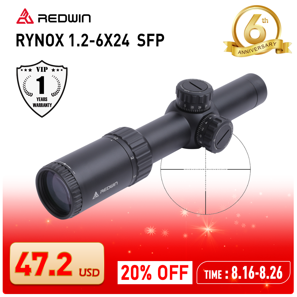 Rynox 1.2-6x24 SFP/IR – Red Win Optics